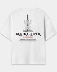 Men Black Clover oversized tshirt