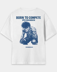 Men Born to Compete Oversized tshirt