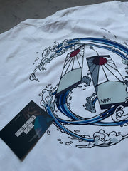Men Tanjiro Wave Oversized tshirt